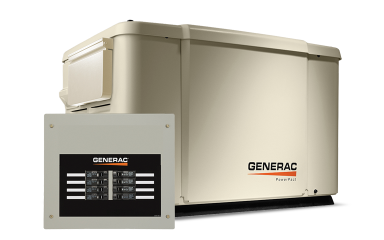 A generator with a remote control.
